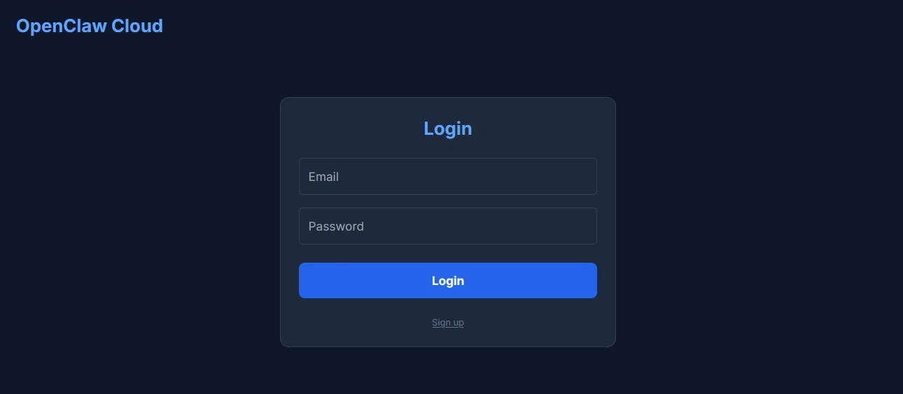 OpenClaw Cloud . 오픈클로 클라우드 로고
