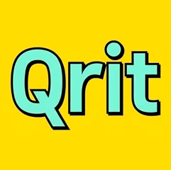 큐릿 Qrit 로고