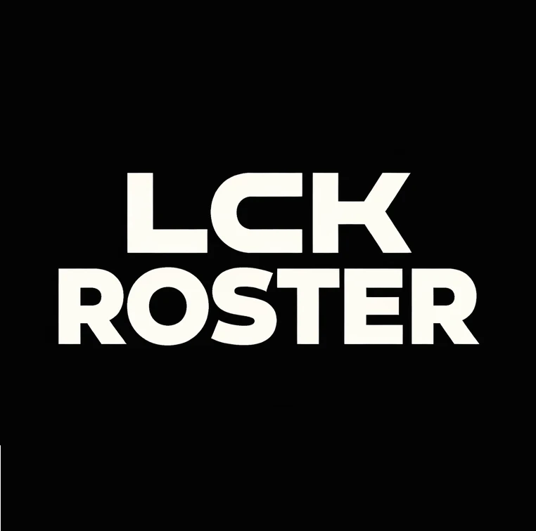 LCK ROSTER 로고