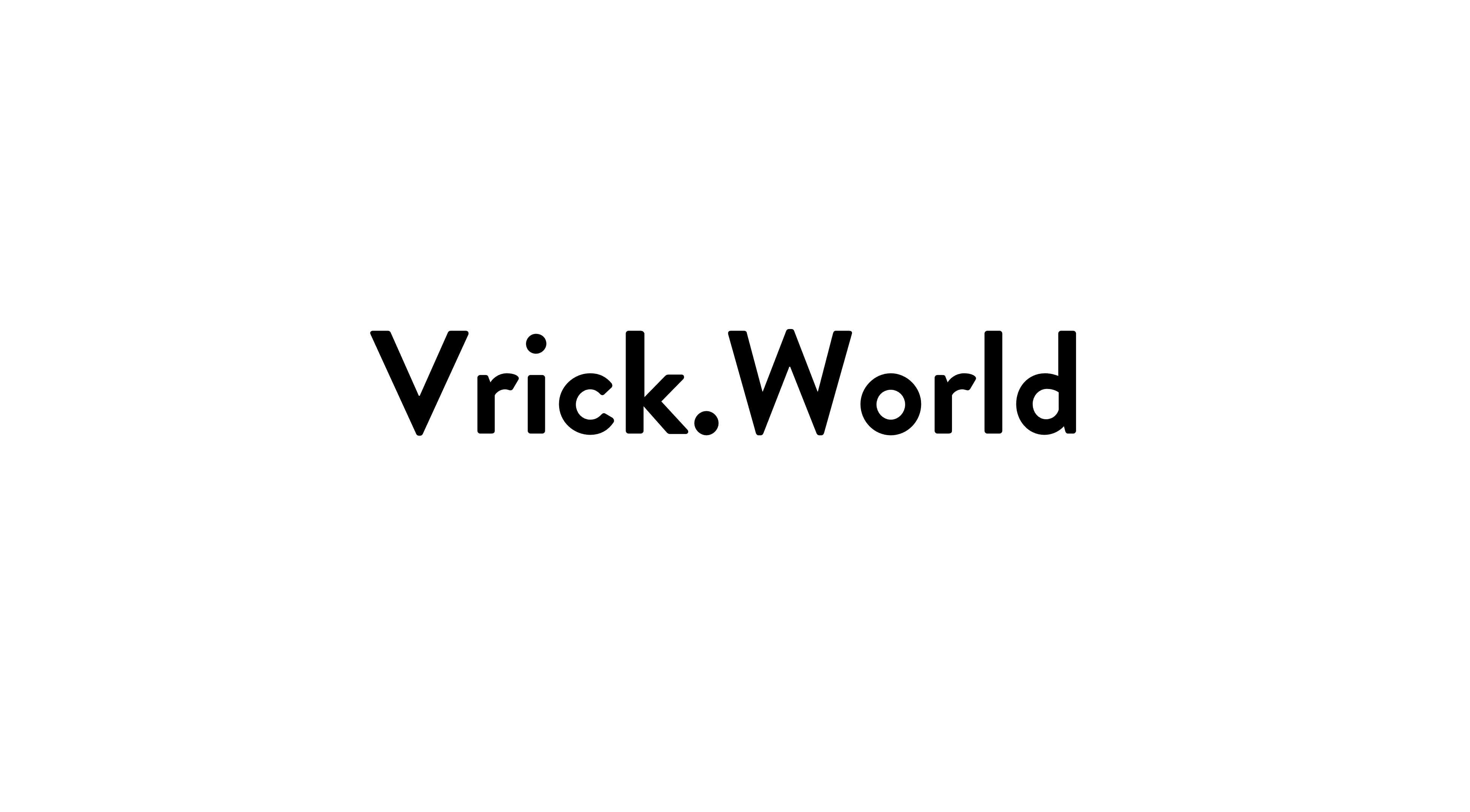 온라인 Event 플랫폼 브릭월드 Vrick.World 베타 출시 로고