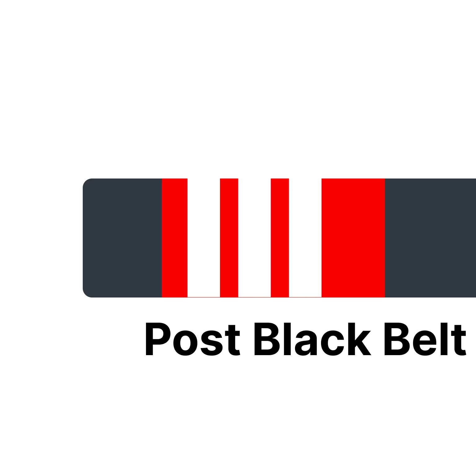Post Black Belt 로고