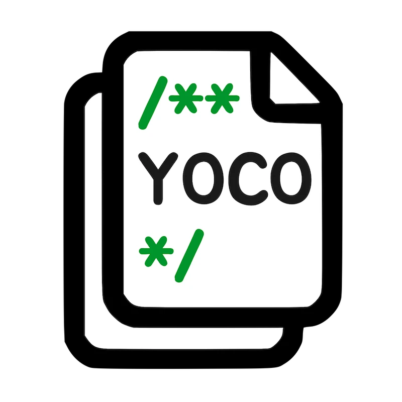 YOCO You Only Copy Once 로고