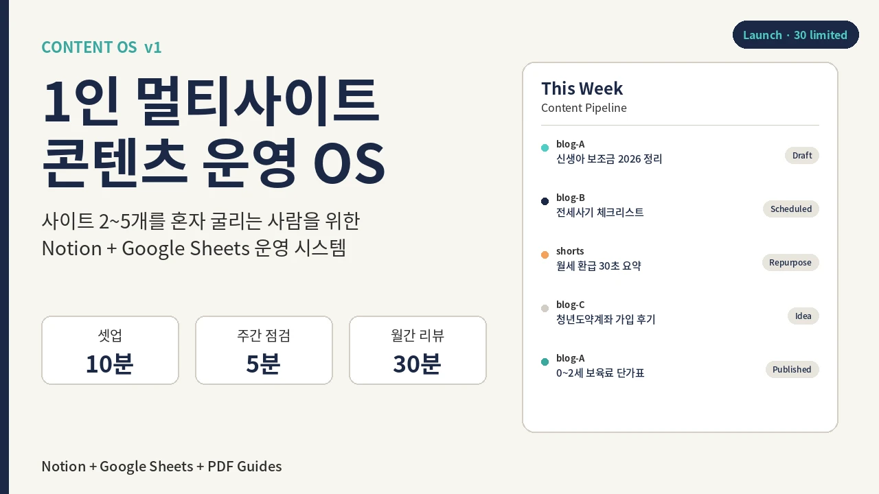 Content OS v1 로고