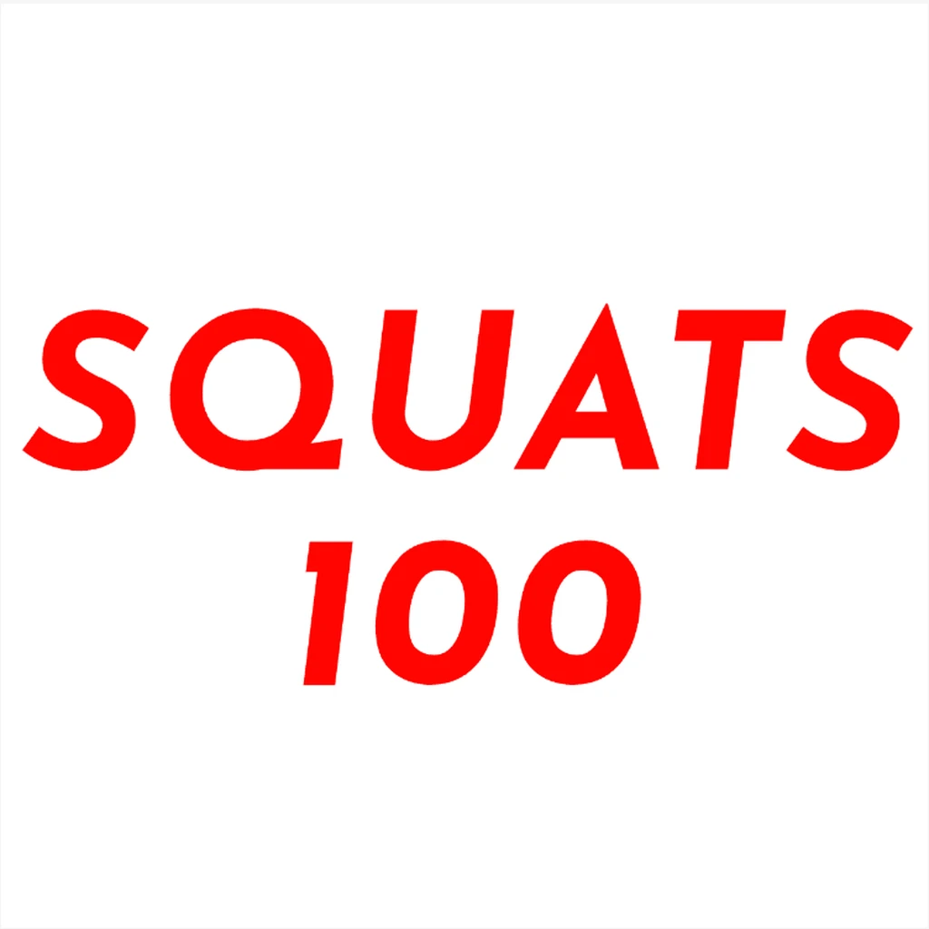 SQUATS 100 로고